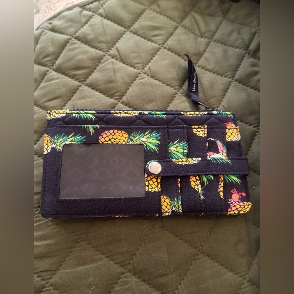 Vera Bradley Toucan Party Pineapple Print Wallet